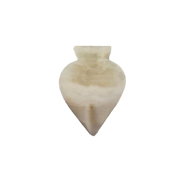 vintage 1960's hand cut marble spade shaped ashtray - Picture 6 of 8